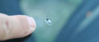 Что делать, если появился скол на лобовом стекле?