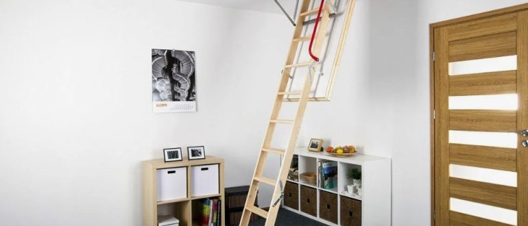 Чердачные лестницы в малогабаритных домах: лучшие решения