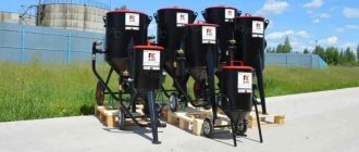 Пескоструйные аппараты: принцип работы и основные виды