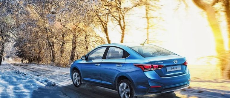 Автомобиль Solaris зимой: тест-драйв в суровых условиях