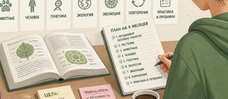 Как сдать ЕГЭ по биологии на 80+ и не сойти с ума в процессе подготовки