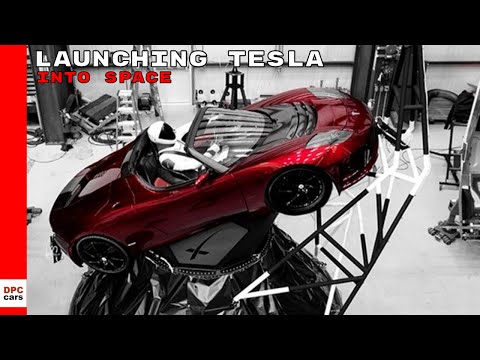 SpaceX Launching Tesla Roadster Into Space Footage
