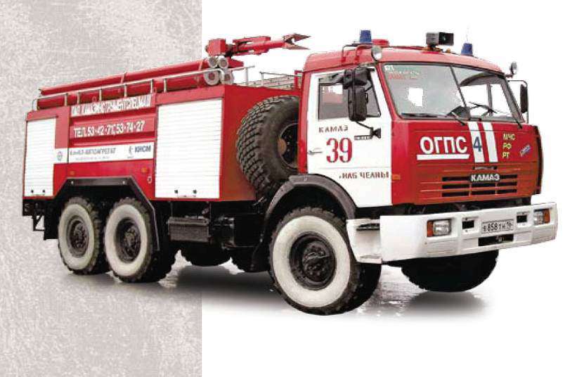 Устройство пожарного автомобиля: система управления, трансмиссия и оборудование